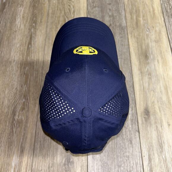 Polo Sport Ralph Lauren Hat Baseball Cap Adjustable Blue Yellow Mesh Polyester - Picture 6 of 10